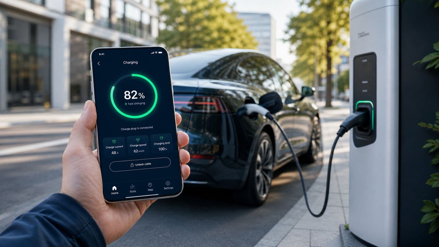 Tu app carga coche eléctrico: carga fácil y rápida