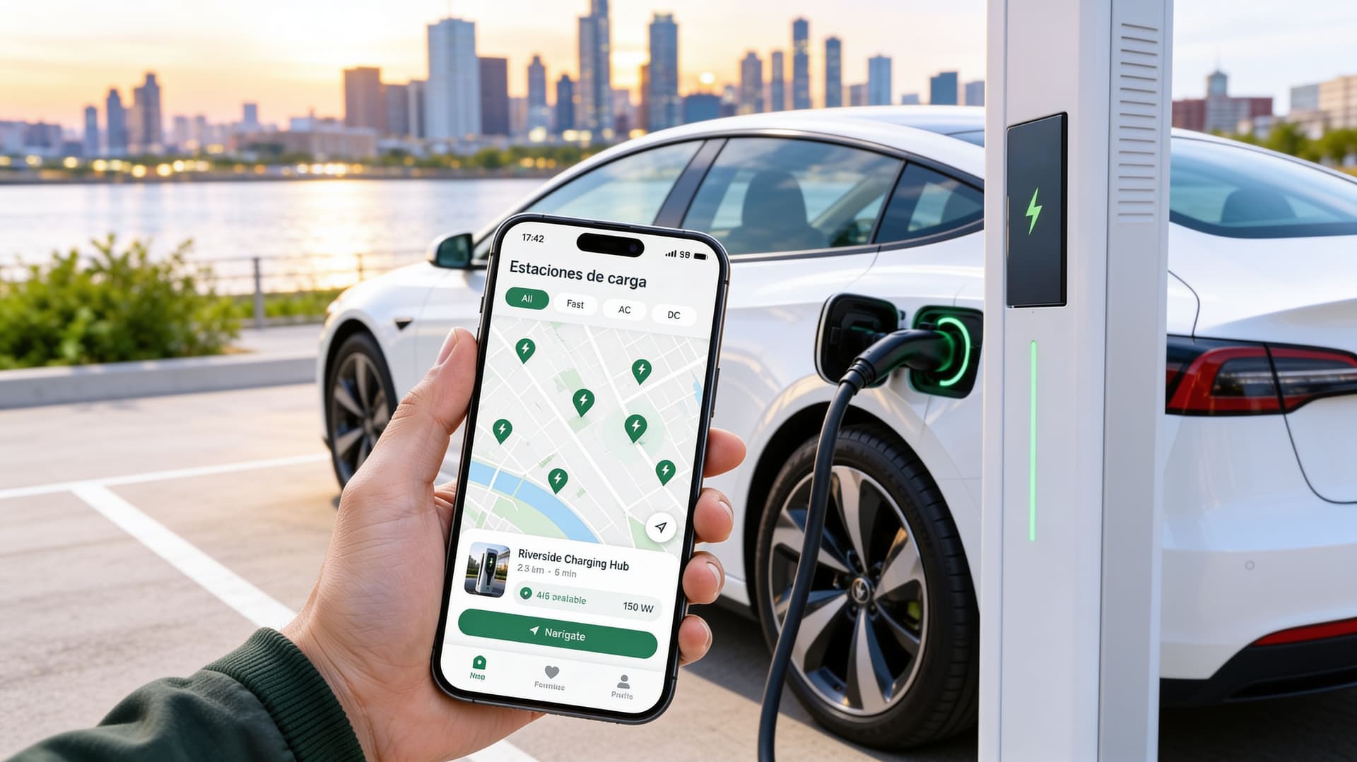 App puntos recarga coche eléctrico guía práctica 2026