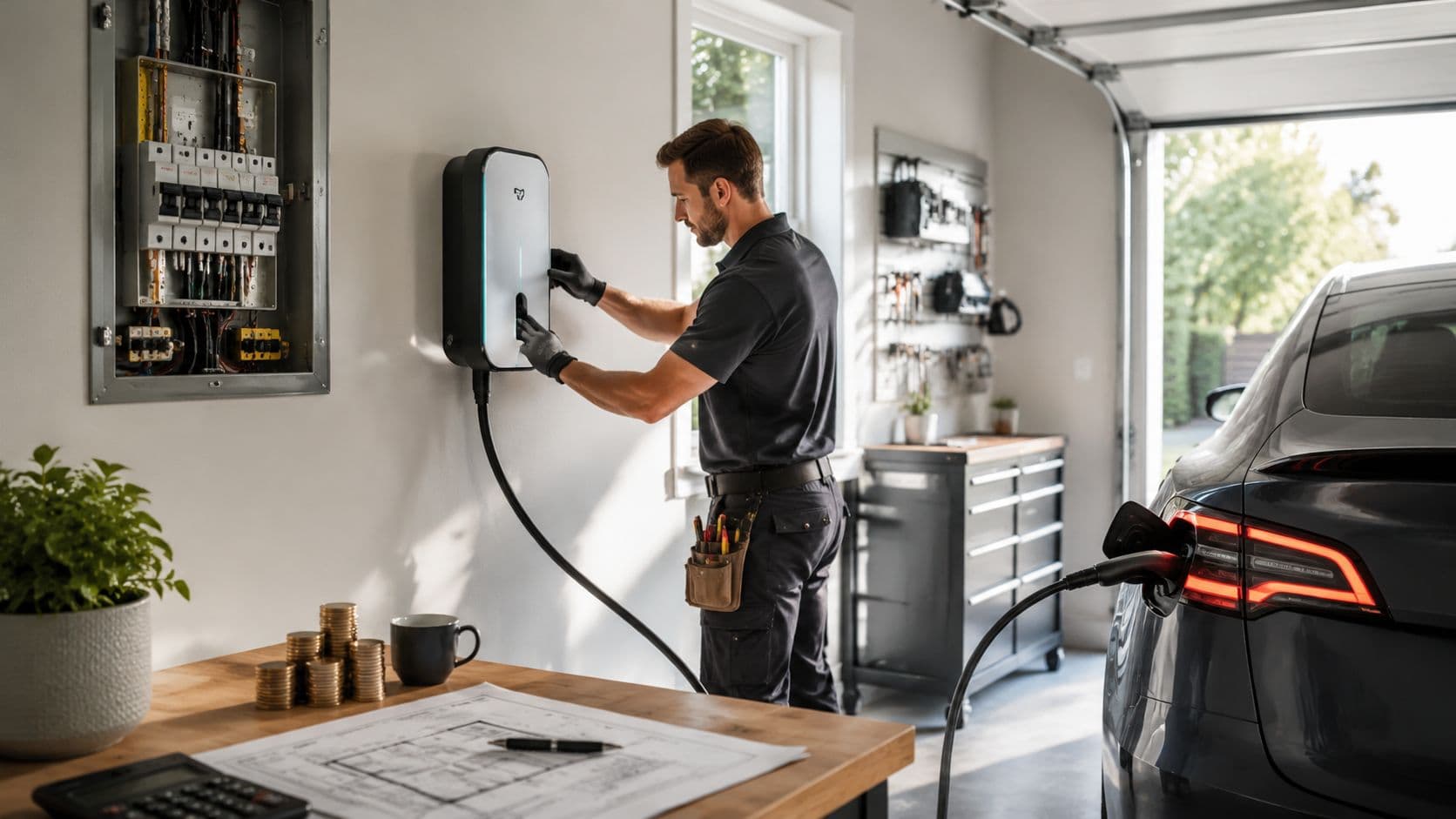 Cuanto cuesta instalar un cargador de coche electrico