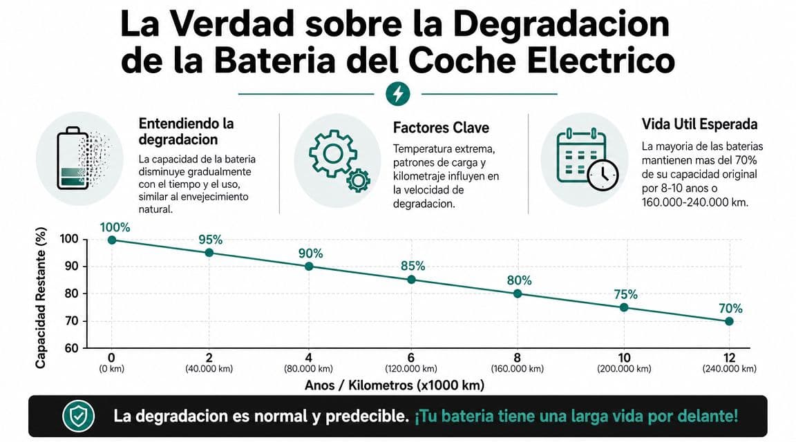 La verdad sobre la degradación y vida útil de la batería