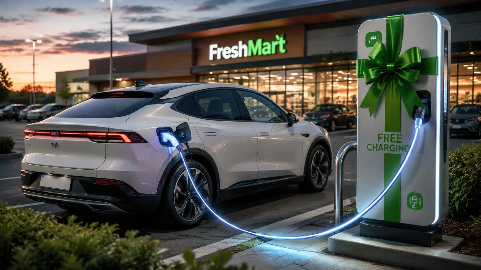 Puntos de recarga coche eléctrico gratis