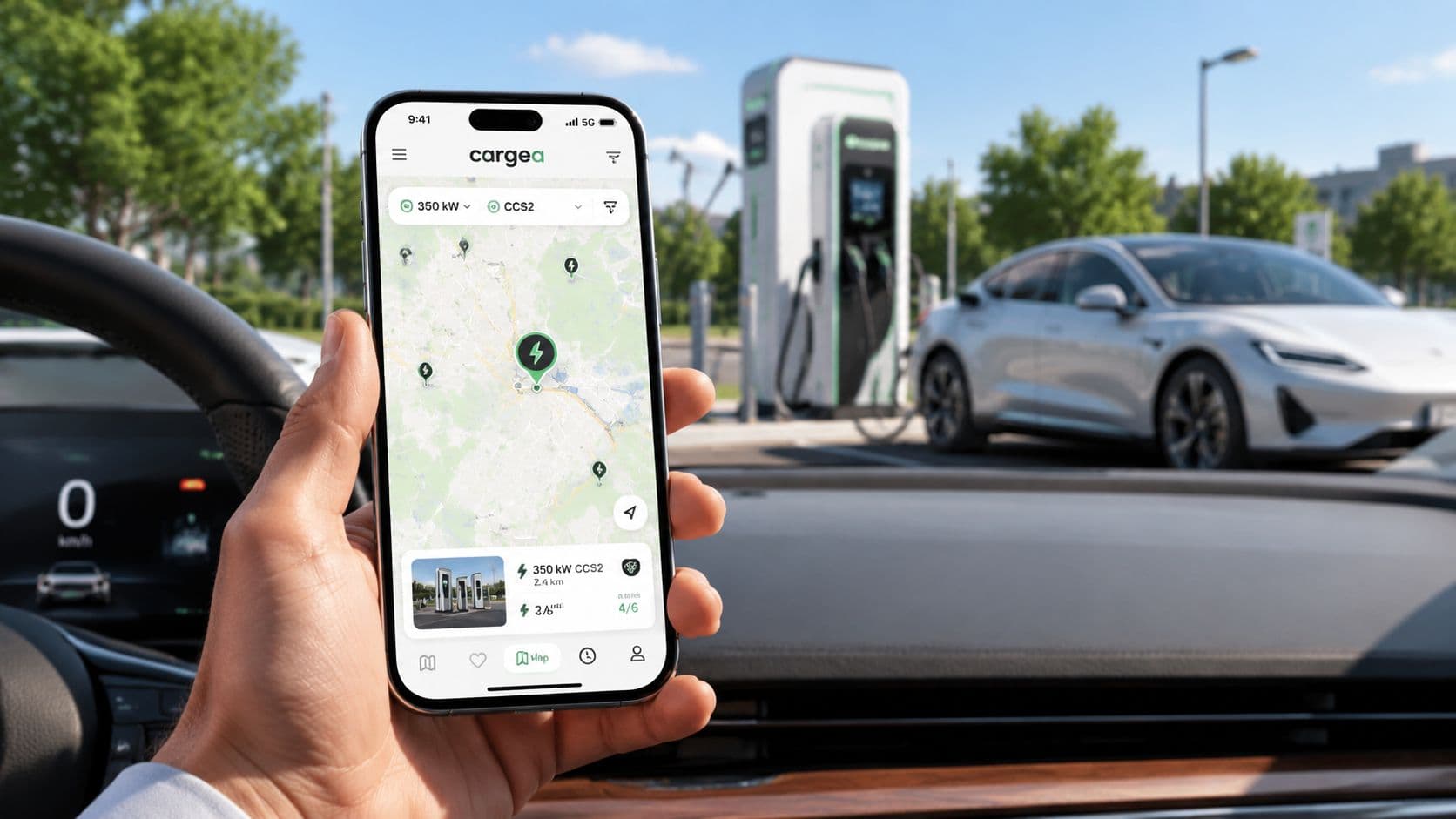 Screenshot from https://cargea.com/app/mapa-cargadores