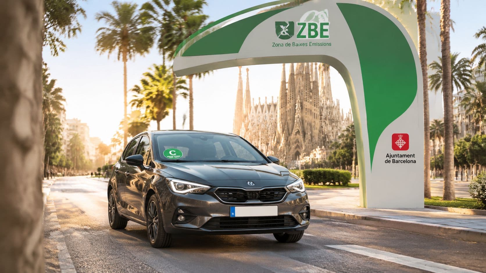 Etiqueta C Barcelona: guía completa para circular por la ZBE