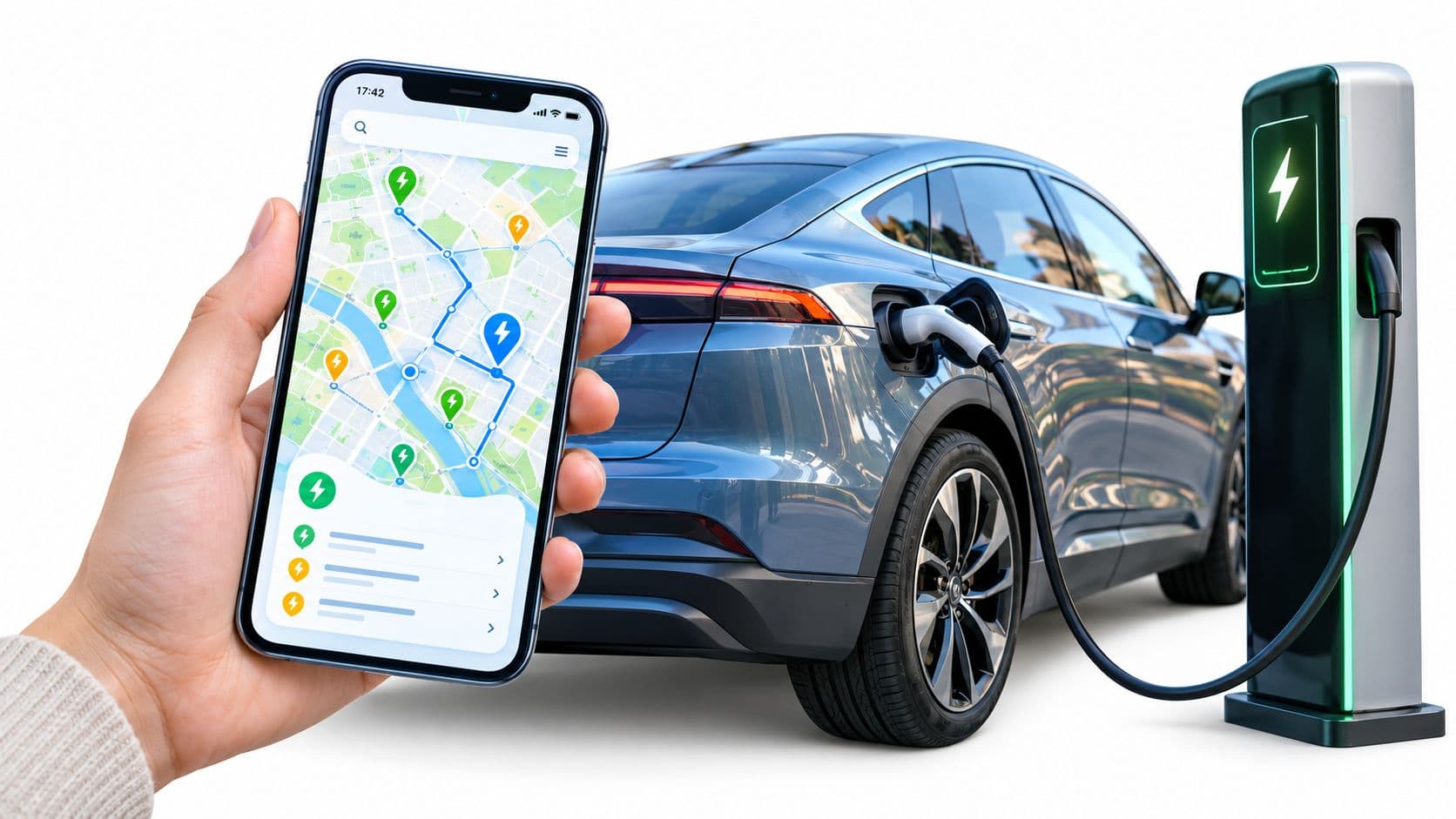 Mapa puntos de recarga coche eléctrico: Guía práctica 2026