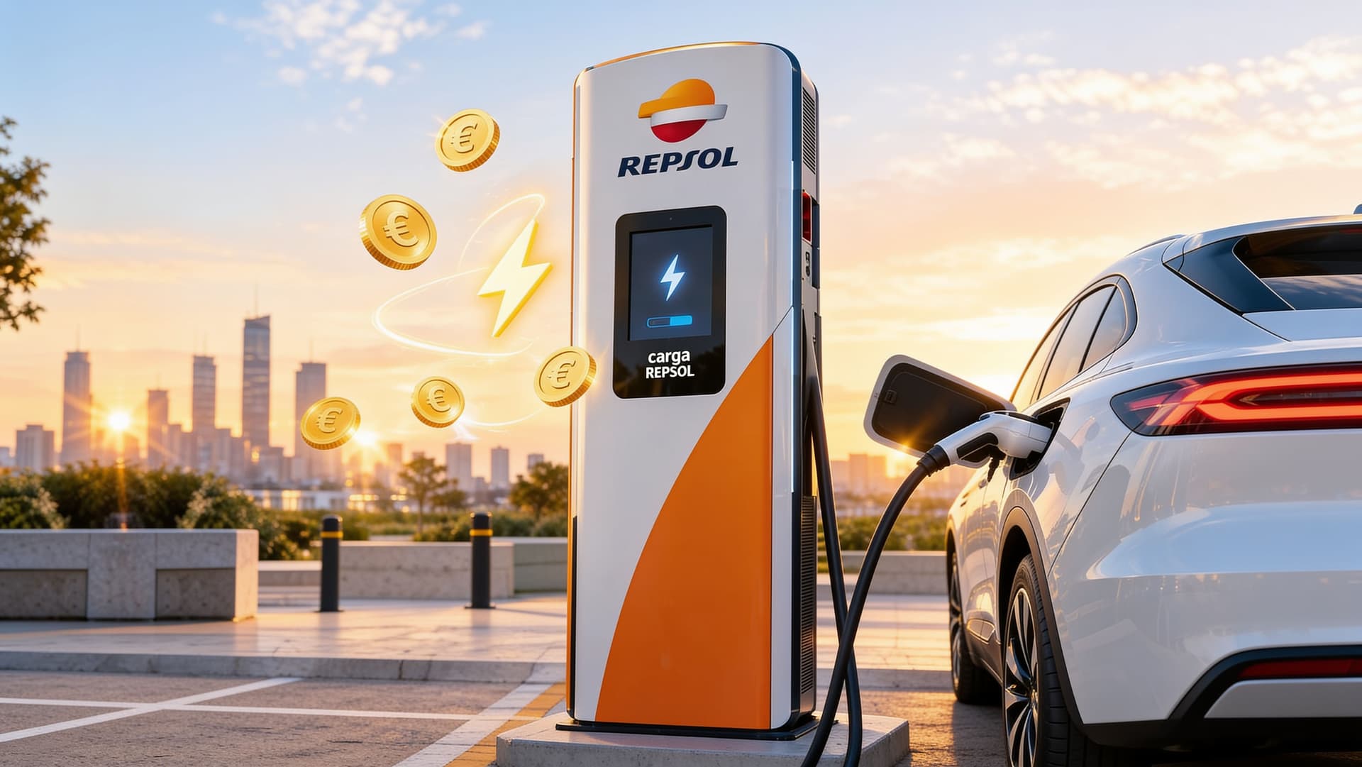Precio recarga coche electrico repsol
