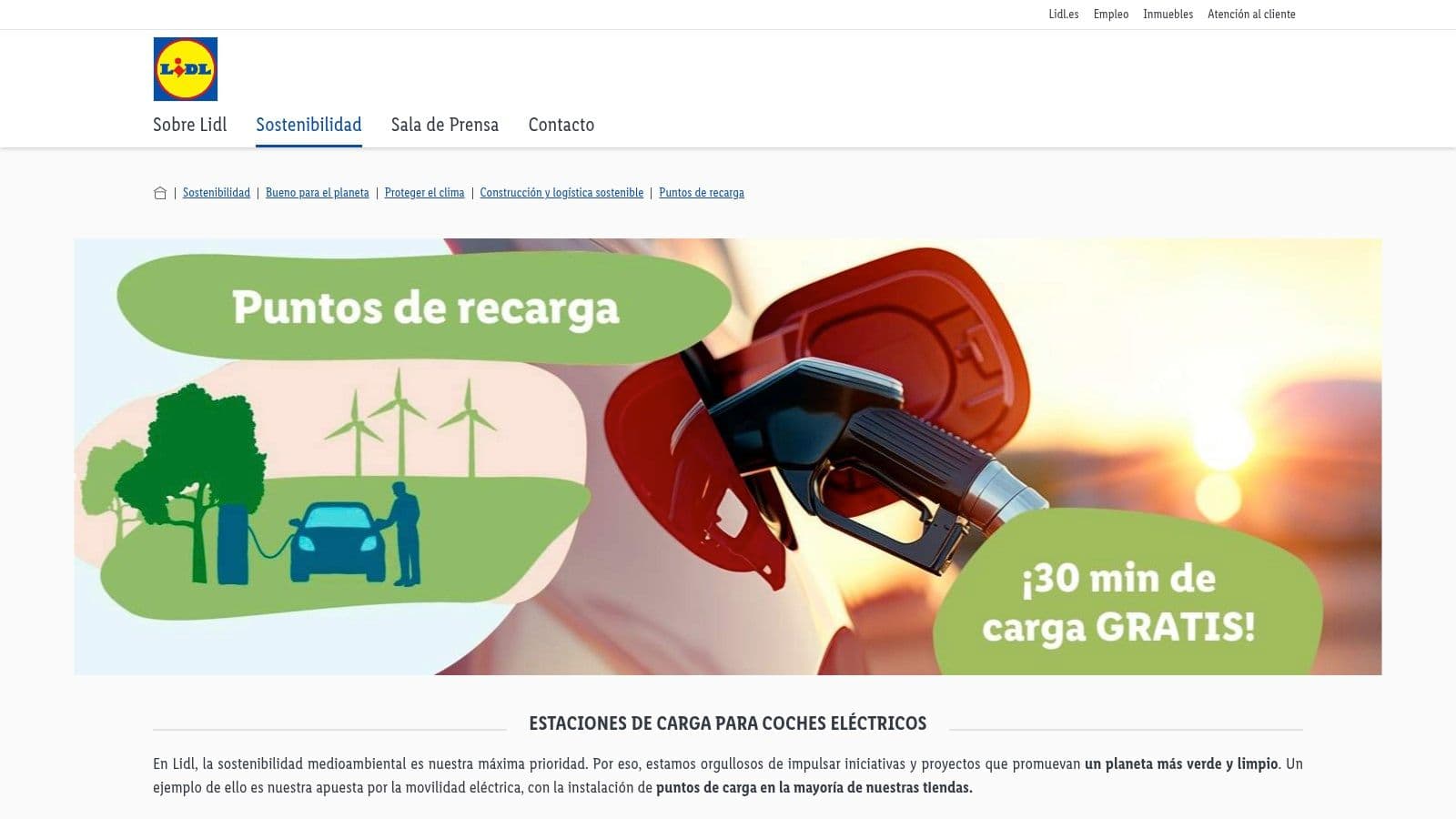 Supermercados: Lidl como principal exponente