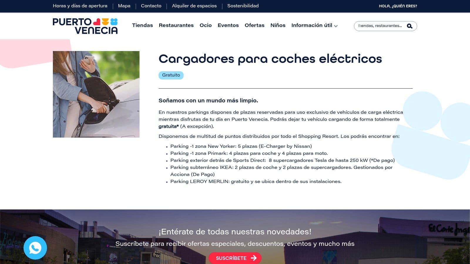Centros Comerciales (Ejemplo 1): Puerto Venecia (Zaragoza)