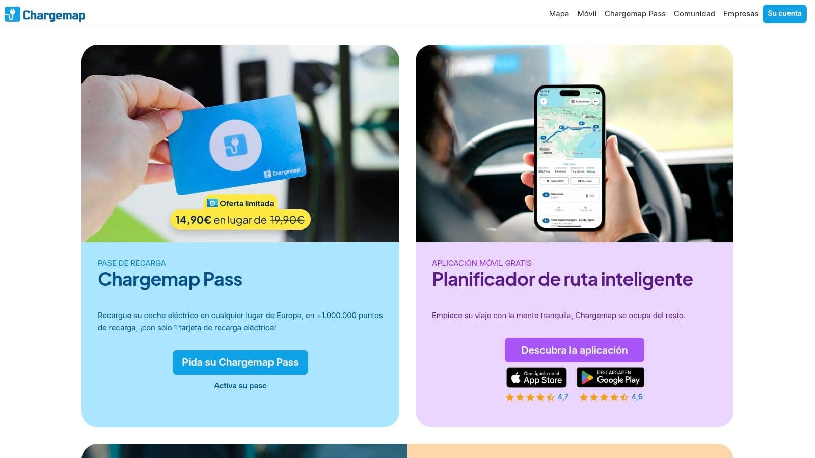 Chargemap: el pasaporte europeo